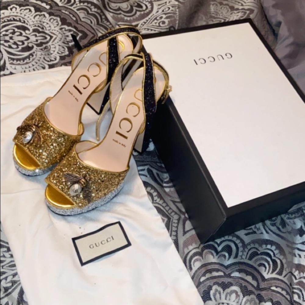 Gucci Glitter Soko Sandal